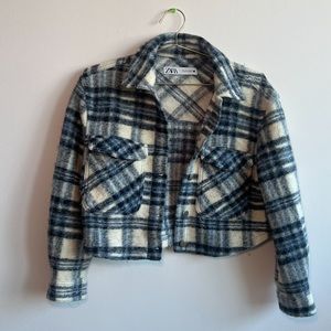 🍂Zara warm Cozy Flannel Shirt 🍂